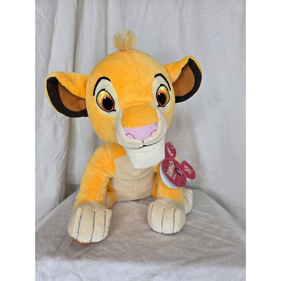 Disney Simba 2014 13" Stuffy Plushy The Lion King New With Tags NWT Kohls Cares - Picture 1 of 5